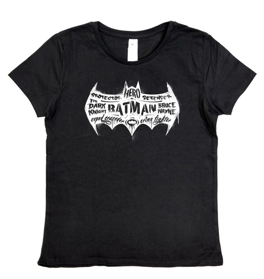 Dc Comic - Grafitti Batman Logo - Női Póló