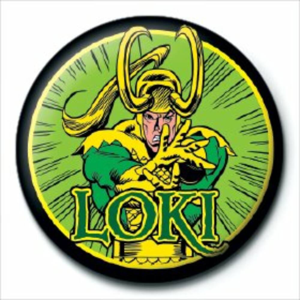 Loki Retro kitűző