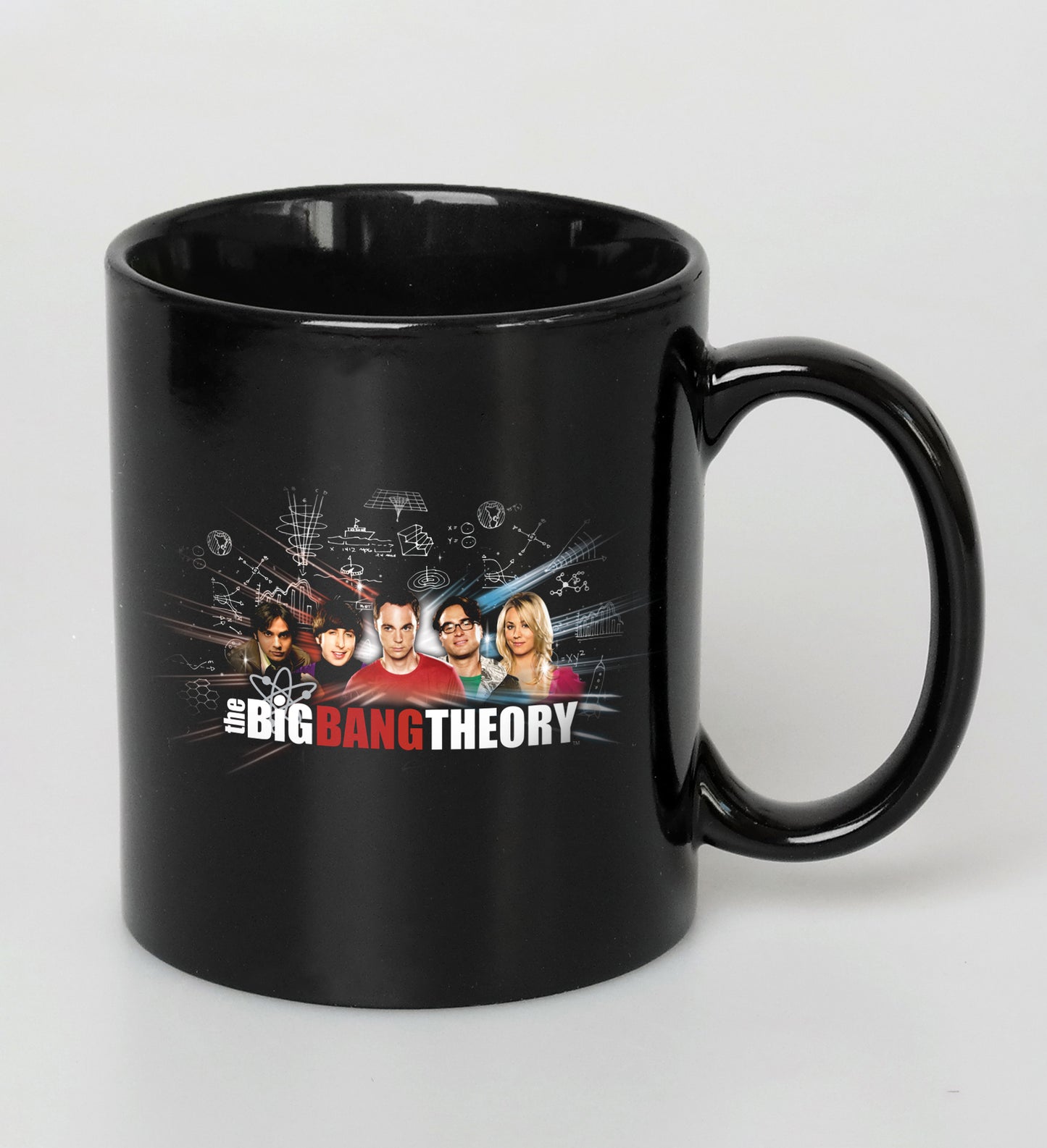 The Big Bang Theory - Csapat - Fekete Bögre