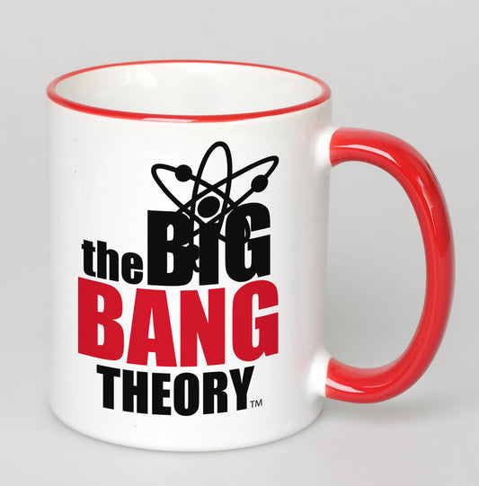 The big bang theory - Logós Piros szélű Bögre
