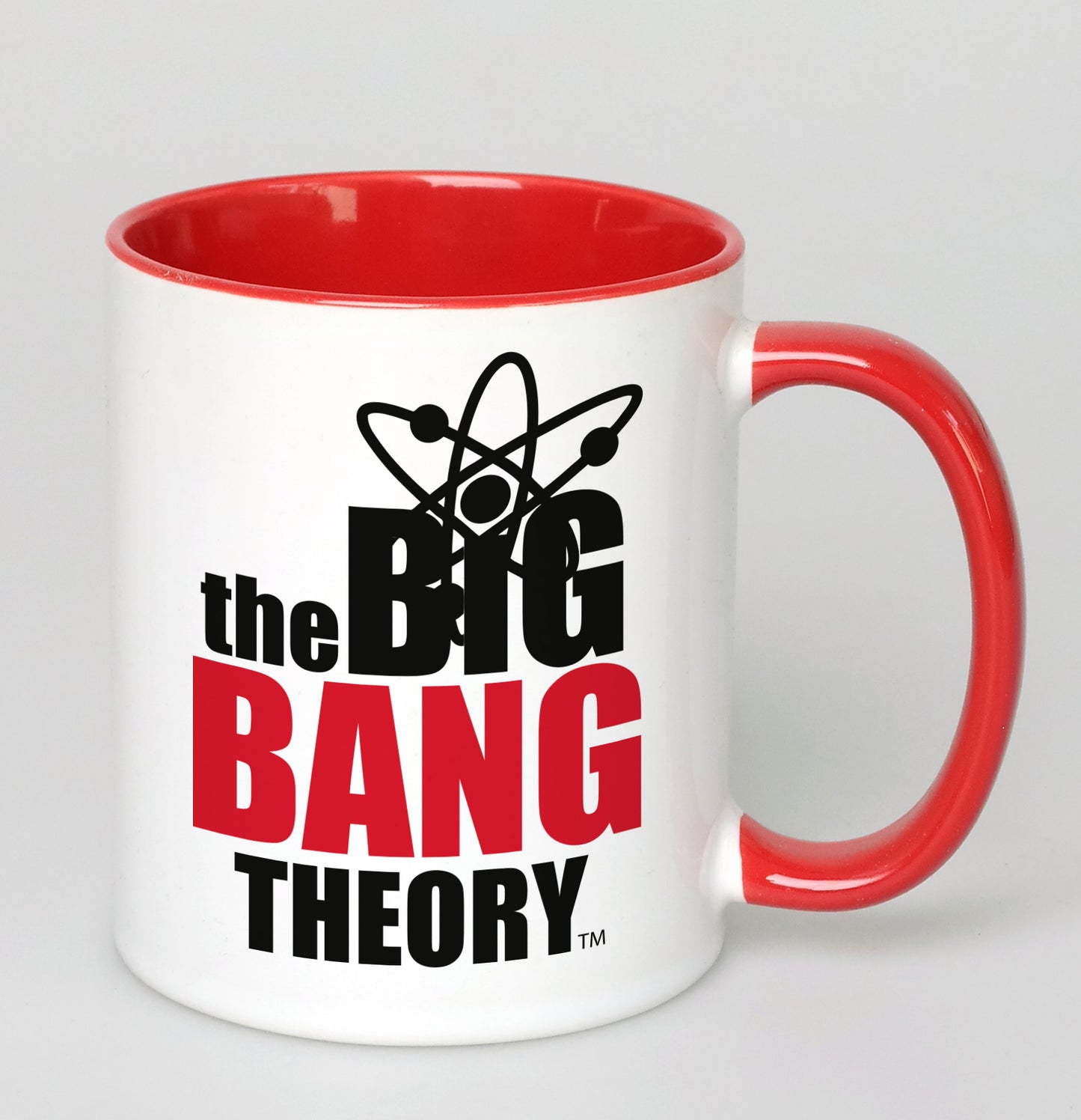 The Big Bang Theory - Logós Piros Belsejű Bögre