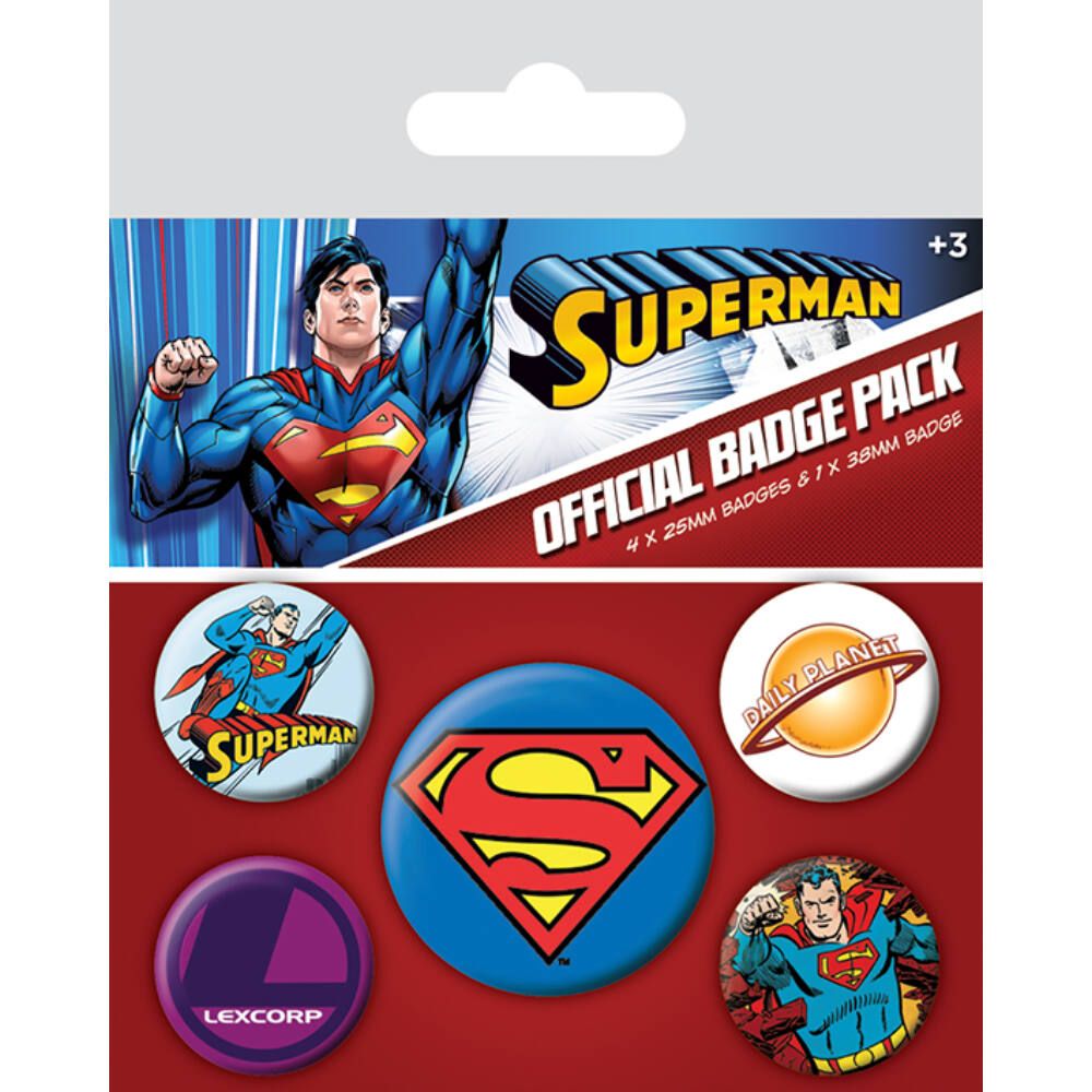 Superman Kitűző csomag