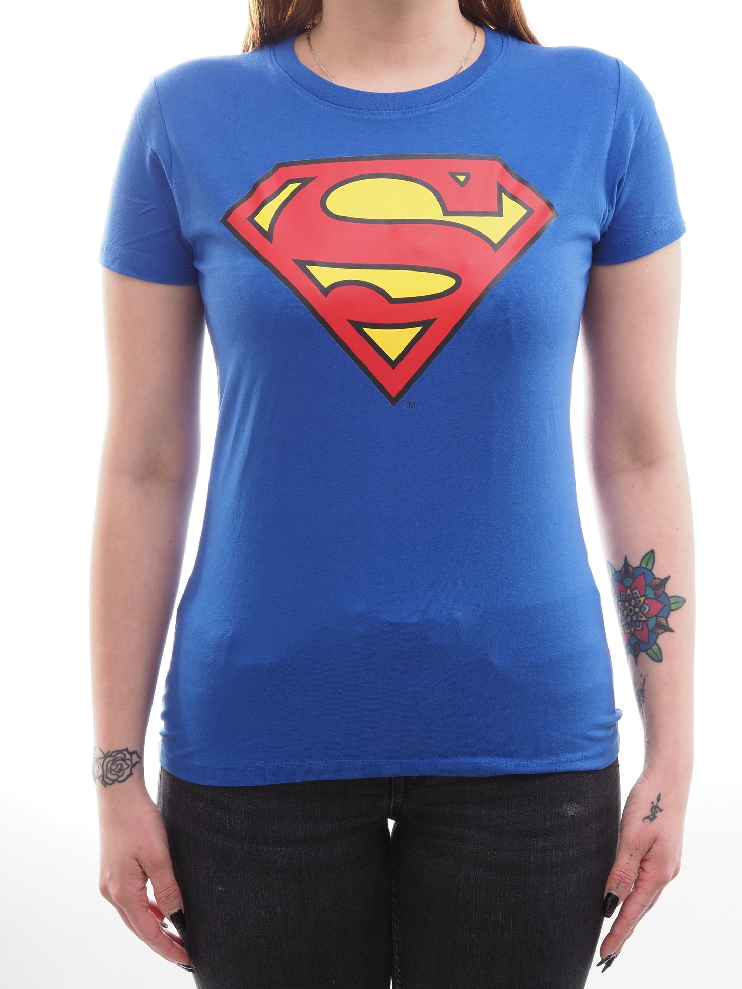 DC Comics - Superman - Női Póló kék