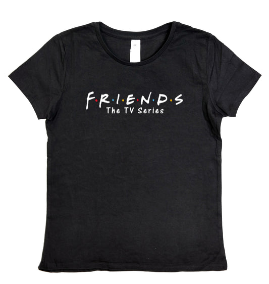 Friends Fekete Női Póló