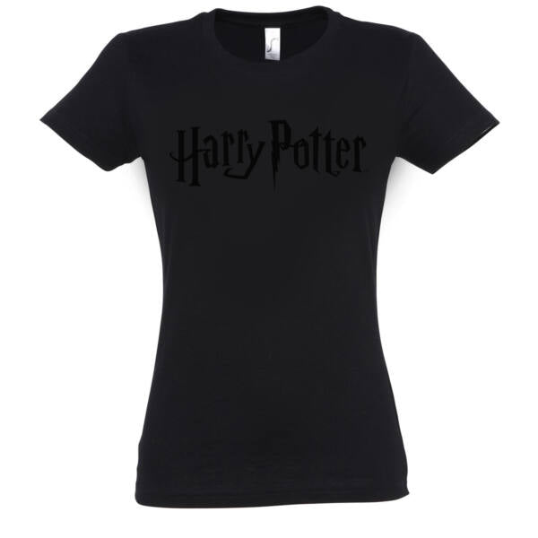 Harry Potter Logo Fekete - Női Póló