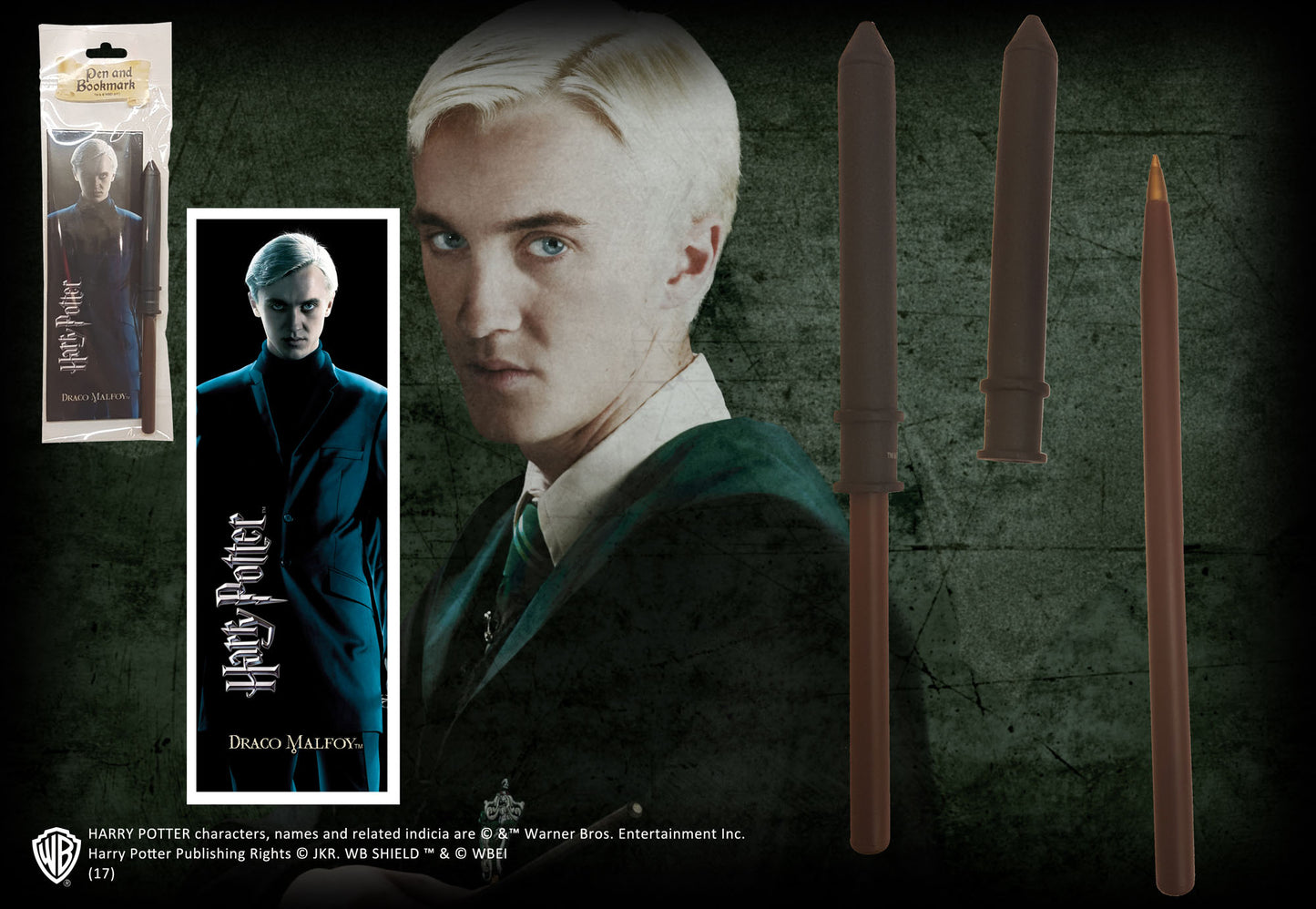 Harry Potter - Golyóstoll és könyvjelző - Draco Malfoy