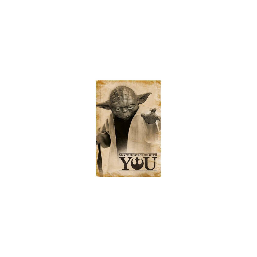 Star Wars Poszter Yoda May the dorce be with you
