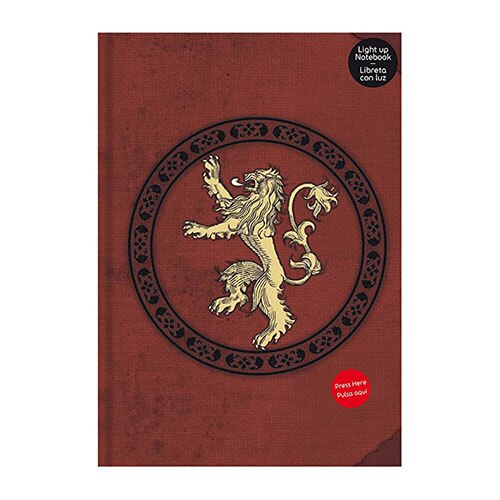 Game of Thrones - Lannister - Világító füzet