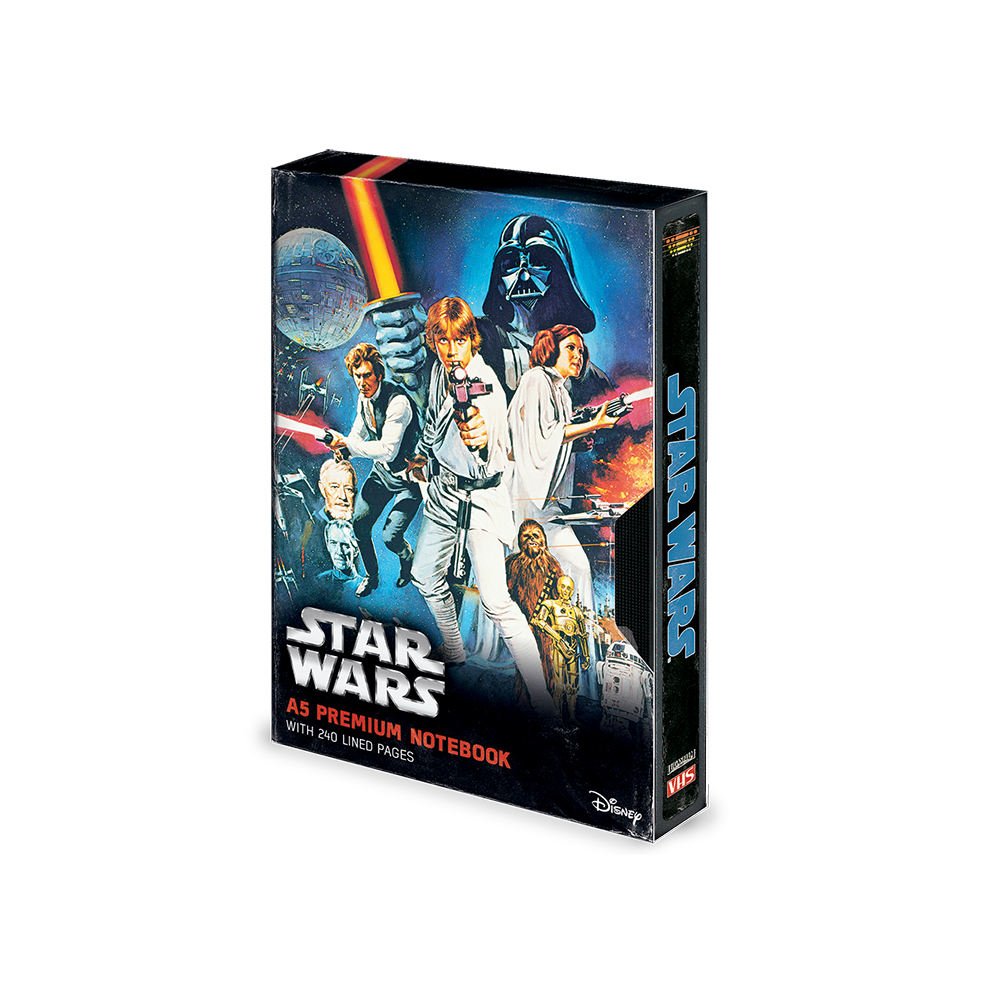 Star Wars - (A New Hope) VHS - Prémium Jegyzetfüzet