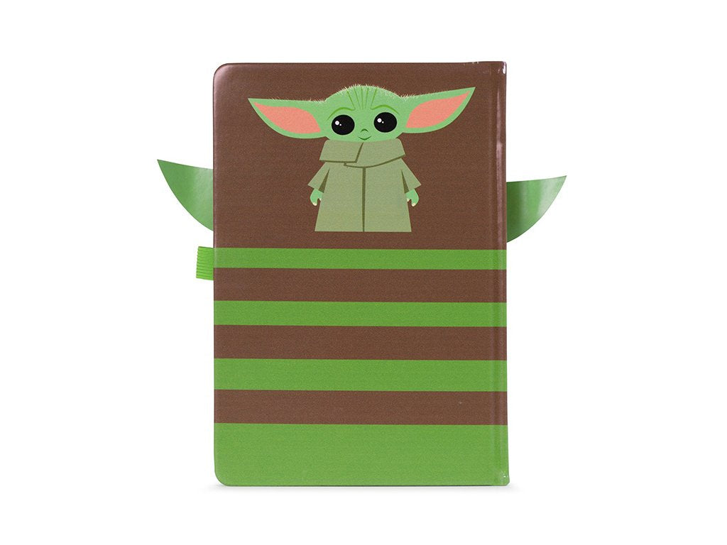 Star Wars Mandalorian Baby Yoda - I'm all ears premium notebook - zöld